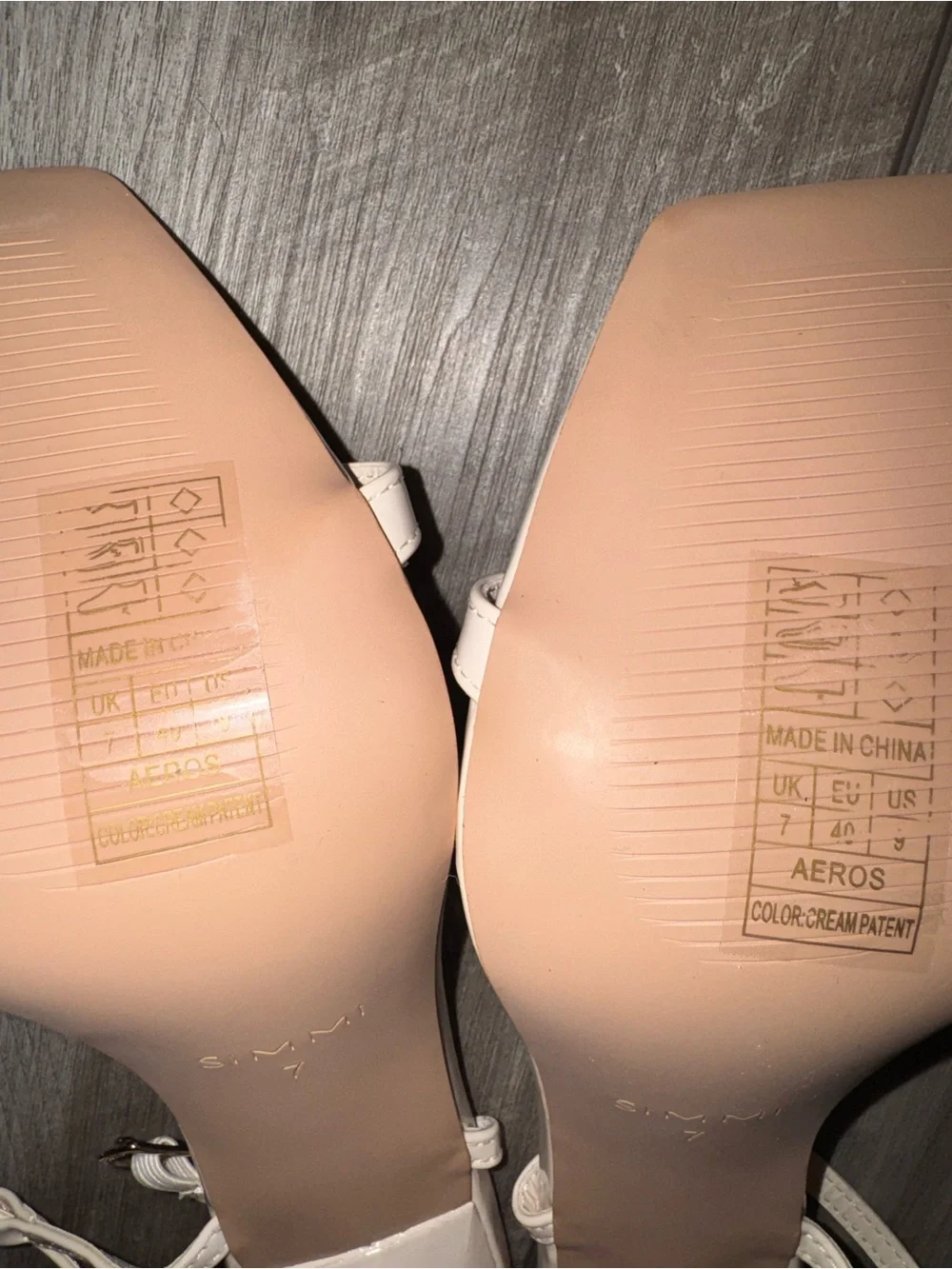 Women's White Strappy Square-Toe Heels